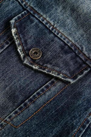 Concert Outfit Retro Washed Workwear Denim Hooded Jacket