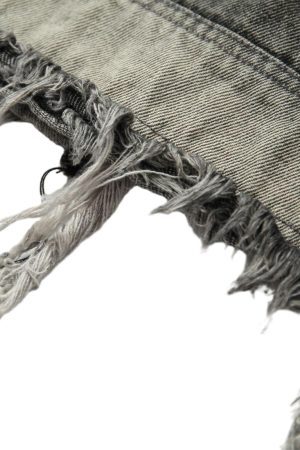 Concert Outfit Retro Wasteland Rivet Denim Vest