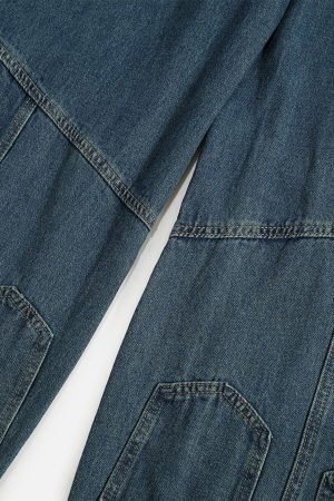 Concert Outfit Reverse Patchwork Jeans