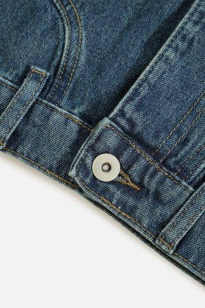 Concert Outfit Reverse Patchwork Jeans