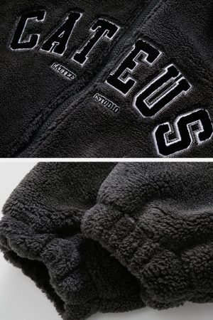 Concert Outfit Reversible Sherpa hoodie