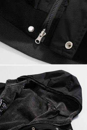 Concert Outfit Reversible Sherpa hoodie