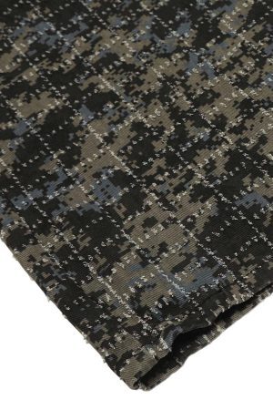 Concert Outfit Ripped Camouflage Multi-Pocket Cargo Pants