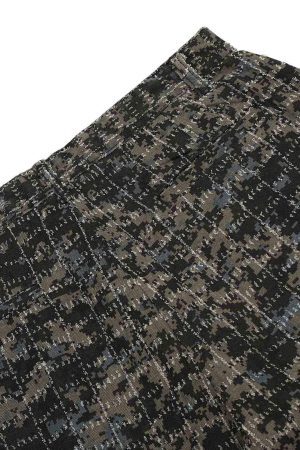 Concert Outfit Ripped Camouflage Multi-Pocket Cargo Pants