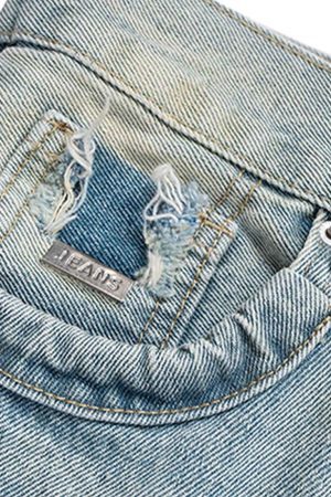 Concert Outfit Ripped Distressed Baggy Flare Jeans