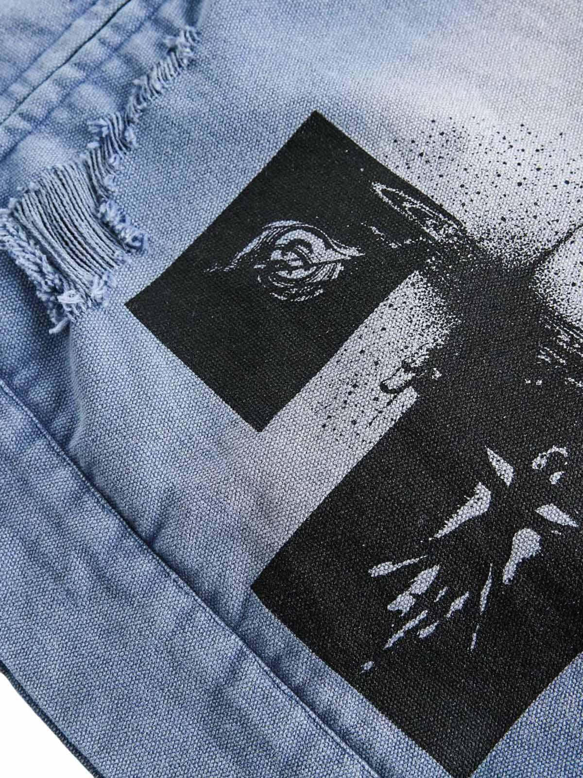 Concert Outfit Ripped Graffiti Washed Zip Up Denim Jacket Concert Outfit Ripped Graffiti Washed Zip Up Denim Jacket