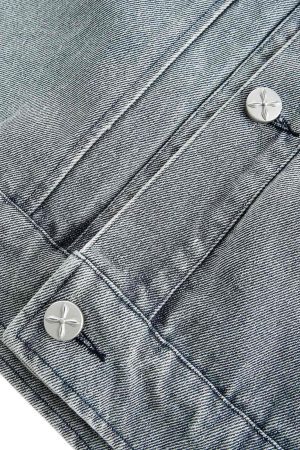 Concert Outfit Ripped Lace Panel Denim Jacket