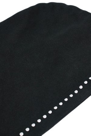 Concert Outfit Rivet-Adorned Graphic Hoodie