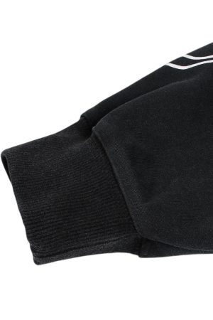 Concert Outfit Rivet-Adorned Graphic Hoodie