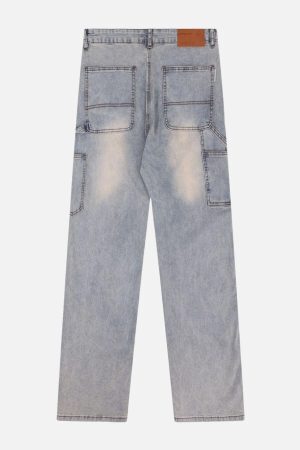 Concert Outfit Rivet Pocket Jeans