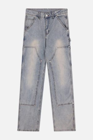 Concert Outfit Rivet Pocket Jeans