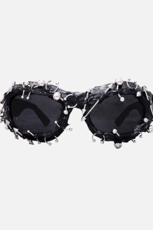 Concert Outfit Rivet Punk Style Sunglasses