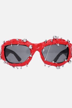 Concert Outfit Rivet Punk Style Sunglasses