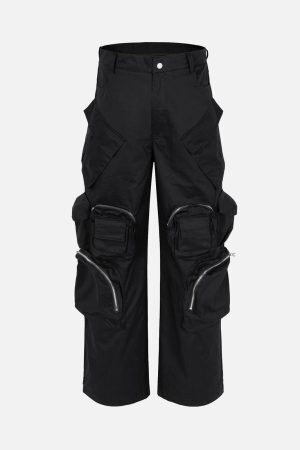Concert Outfit RO Style Functional Multi-Pocket Cargo Pants