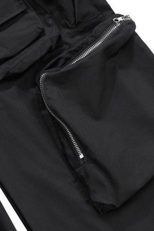 Concert Outfit RO Style Functional Multi-Pocket Cargo Pants