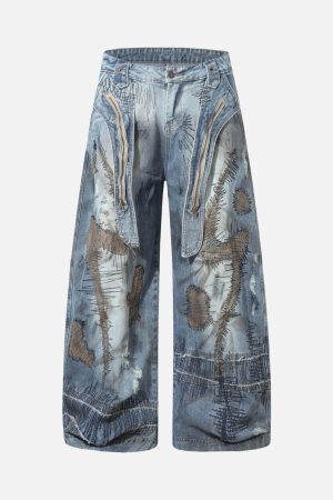 Concert Outfit RO Style Washed Barrel Jeans