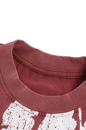 Concert Outfit Rock Style Retro Letter Print T-Shirt