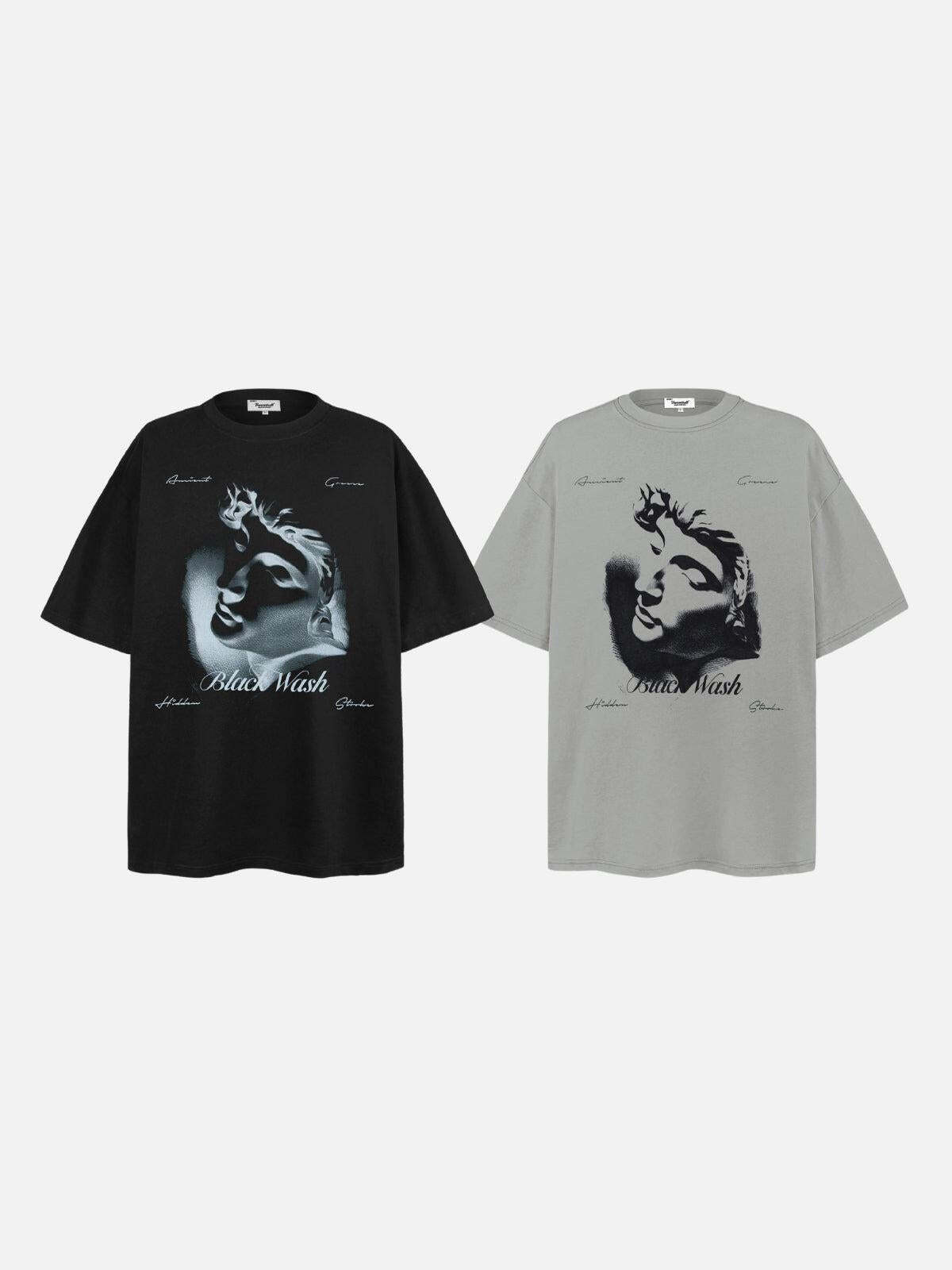 Concert Outfit Sculpture Whisper Monochrome Art Tee Concert Outfit Sculpture Whisper Monochrome Art Tee