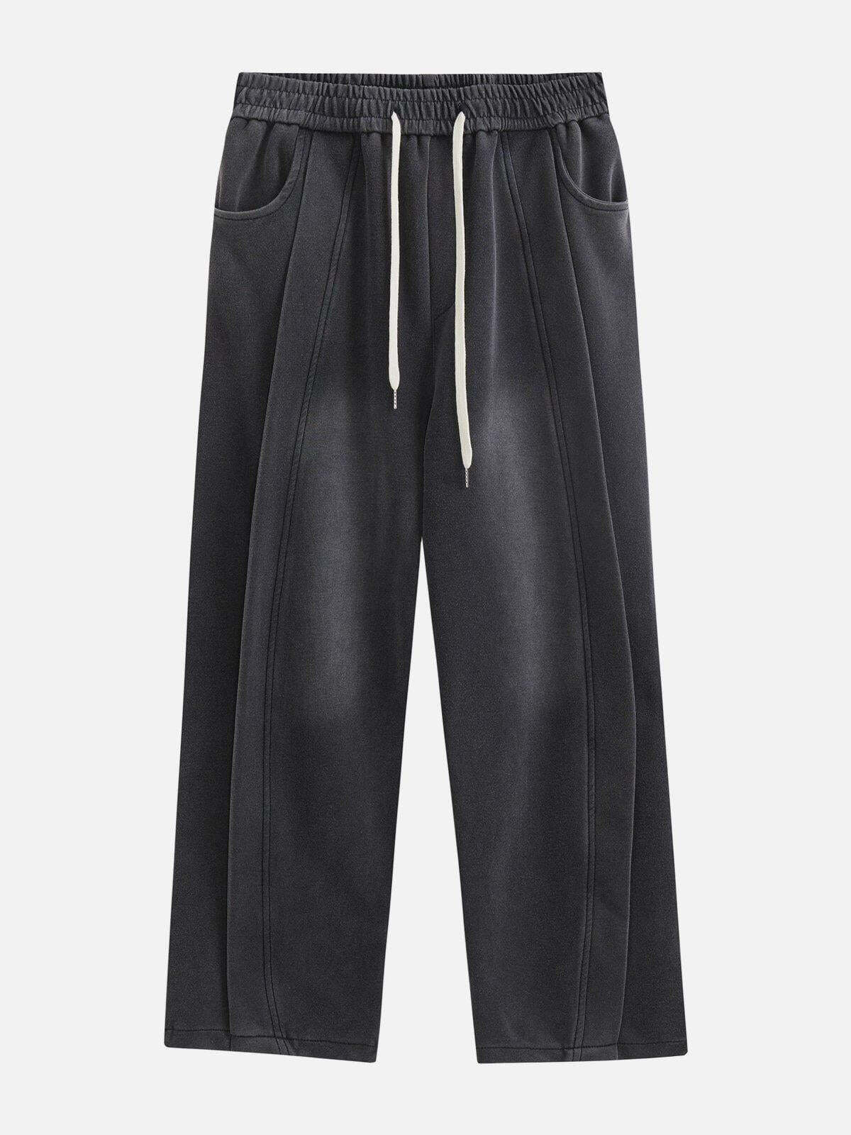 Concert Outfit Segmentation Patchwork Washed Sweatpants Concert Outfit Segmentation Patchwork Washed Sweatpants