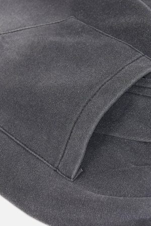 Concert Outfit Segmentation Patchwork Washed Sweatpants