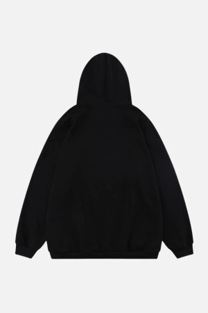 Concert Outfit Shadow Graphic Print Hoodie
