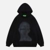 Concert Outfit Shadow Graphic Print Hoodie