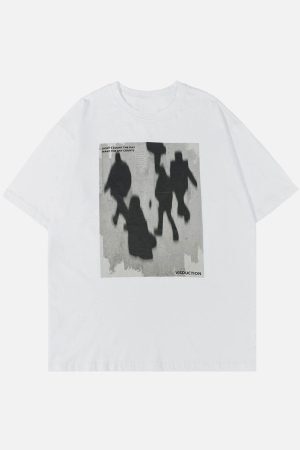 Concert Outfit Shadow Print Tee 'Don't Count the Day'