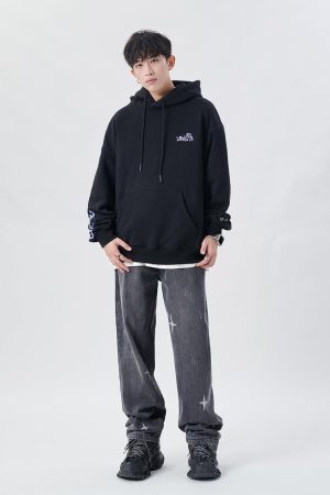 Concert Outfit Shredded Raw Jeans