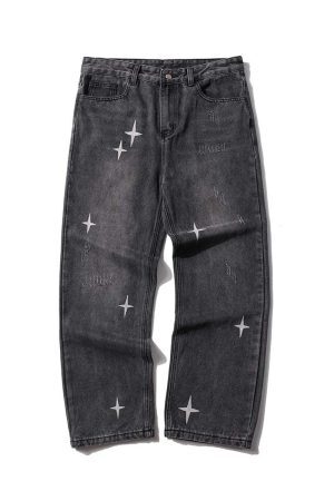 Concert Outfit Shredded Raw Jeans