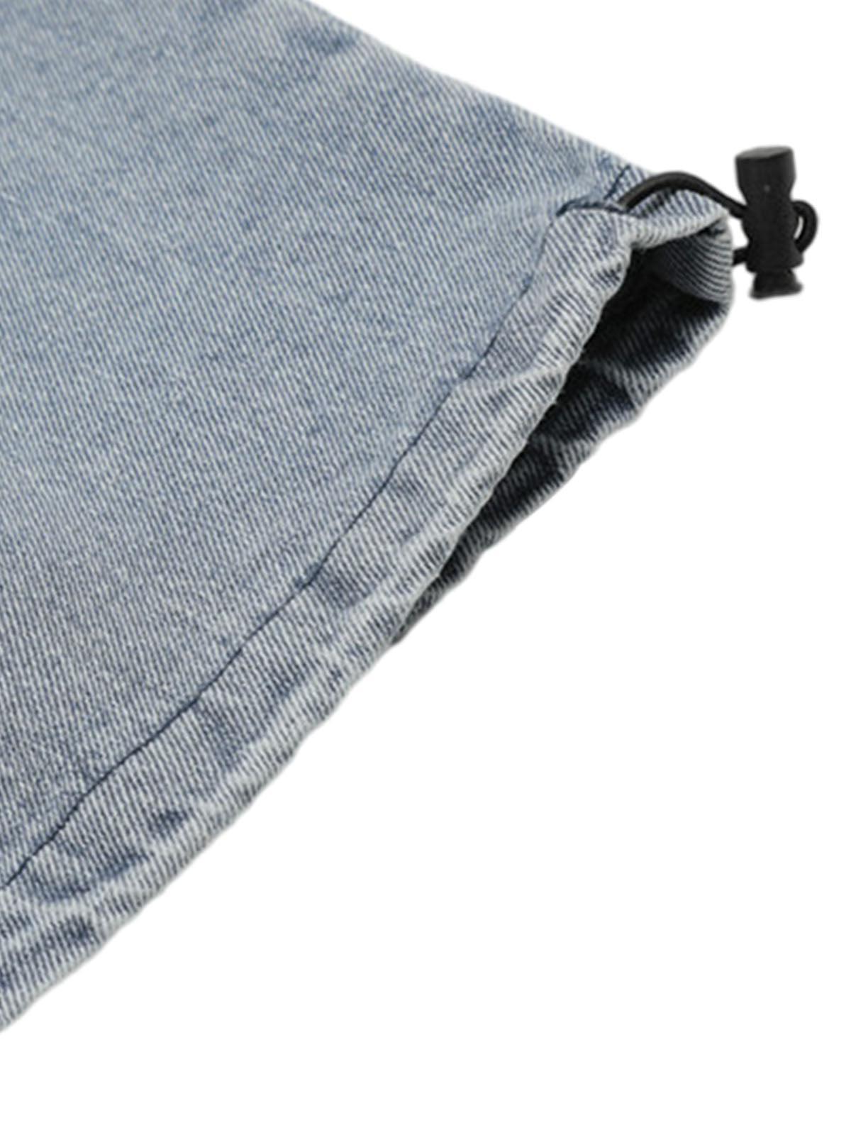 Concert Outfit Side-Scarf Pleated Baggy Jeans Concert Outfit Side-Scarf Pleated Baggy Jeans