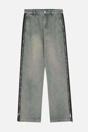 Concert Outfit Side ZIP UP Jeans