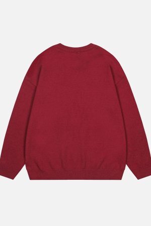 Concert Outfit Sika Deer Crew Neck Sweater