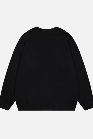 Concert Outfit Sika Deer Crew Neck Sweater