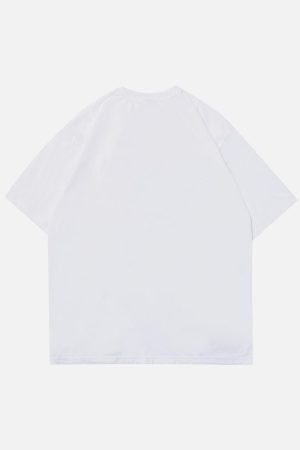 Concert Outfit Simple Foam Letter Print Tee