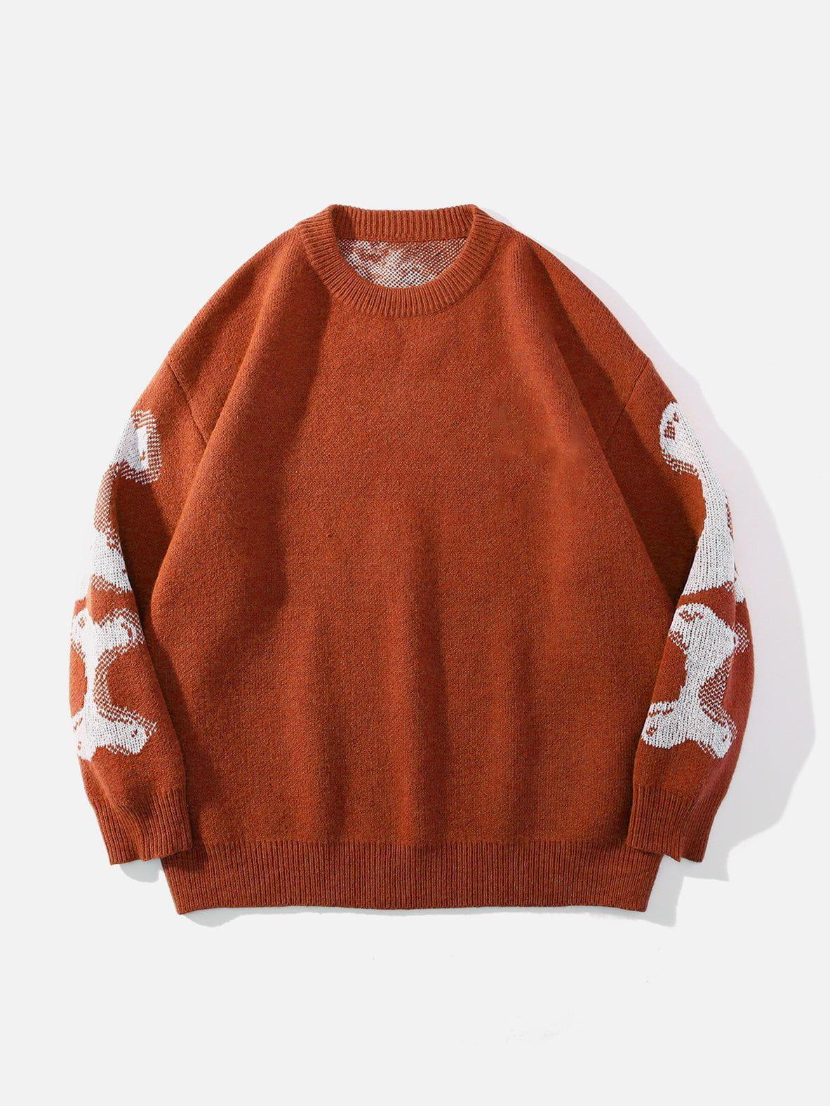 Concert Outfit Skeleton Pattern Knit Sweater Concert Outfit Skeleton Pattern Knit Sweater