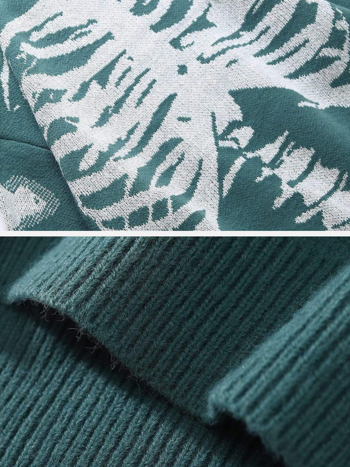 Concert Outfit Skeleton Pattern Knit Sweater Concert Outfit Skeleton Pattern Knit Sweater