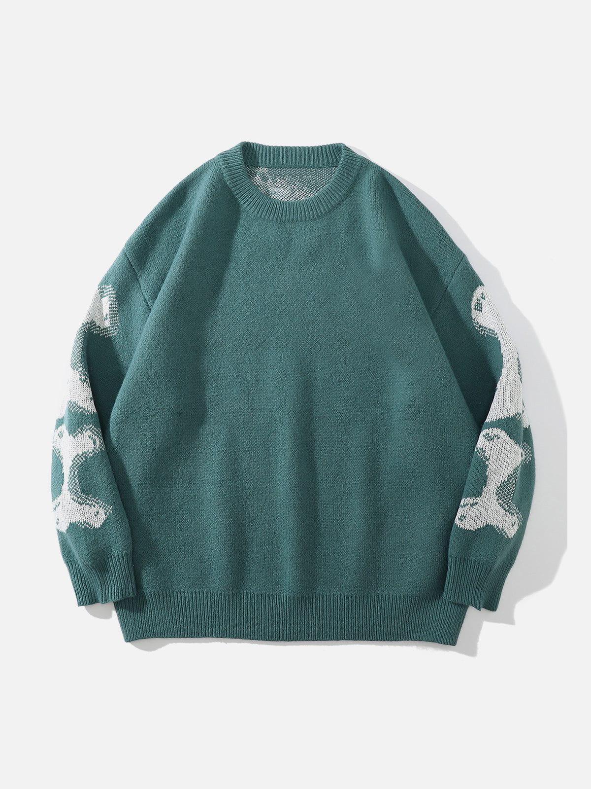 Concert Outfit Skeleton Pattern Knit Sweater Concert Outfit Skeleton Pattern Knit Sweater