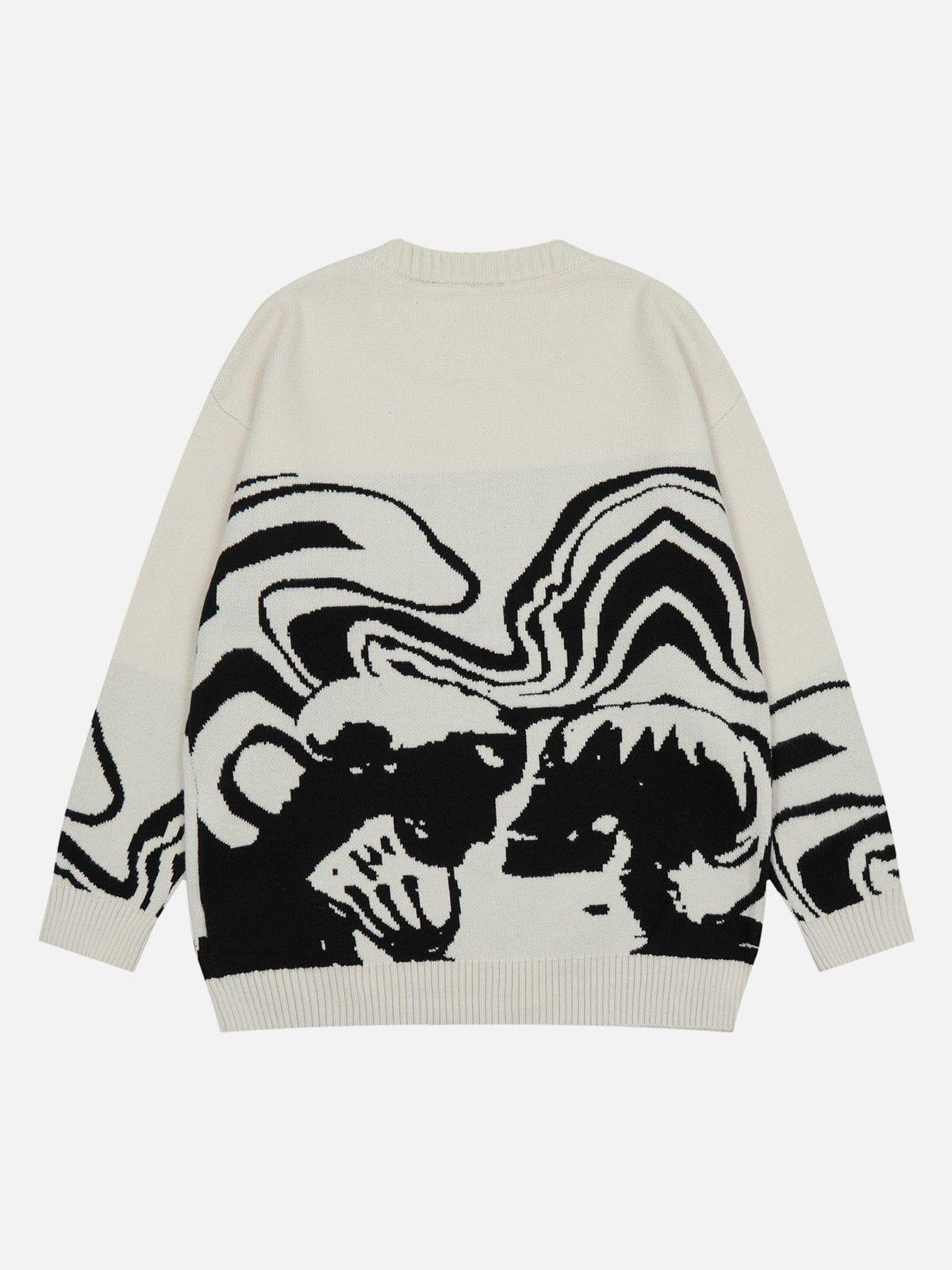 Concert Outfit Skeleton Portrait Sweater Concert Outfit Skeleton Portrait Sweater