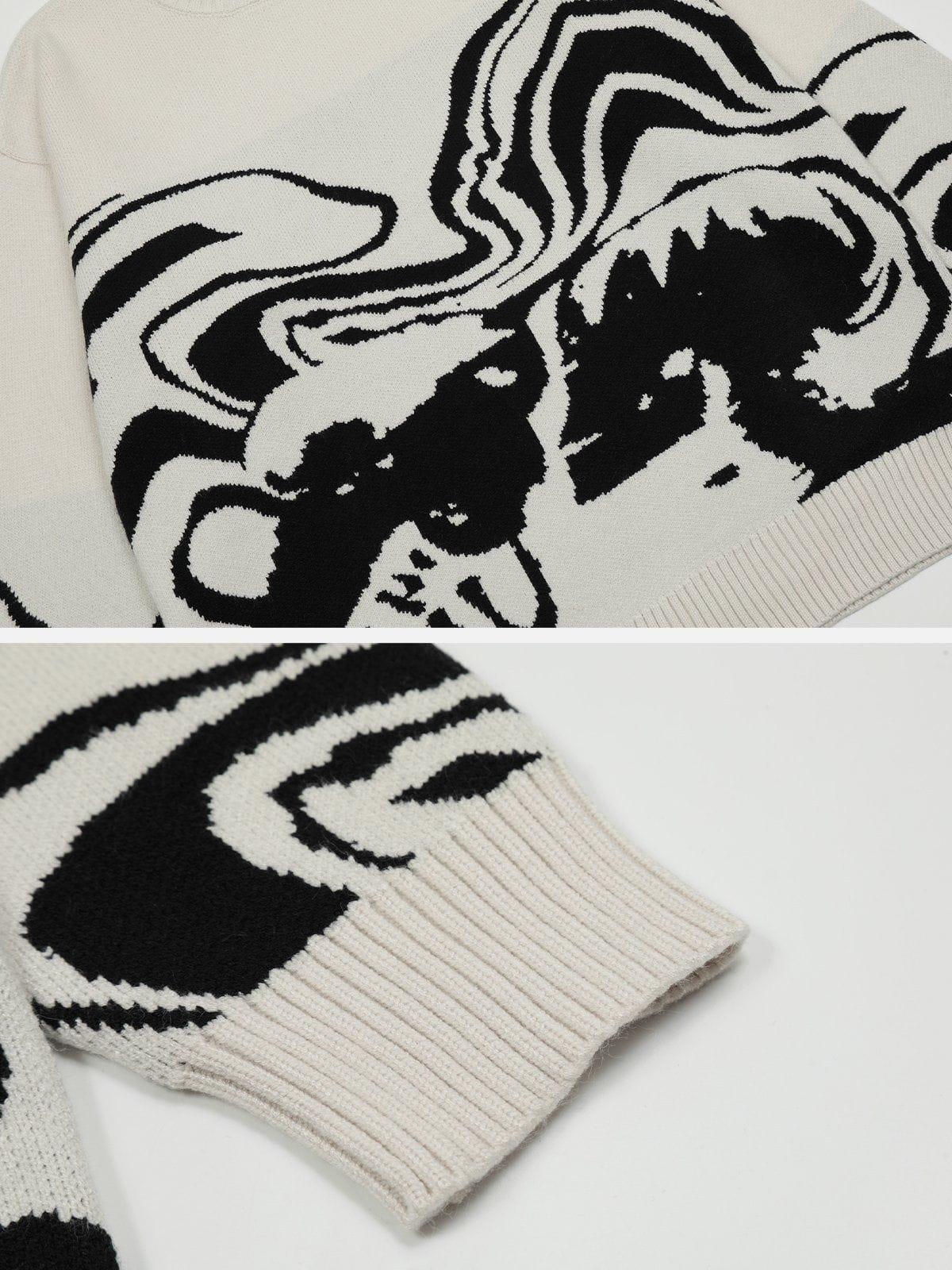 Concert Outfit Skeleton Portrait Sweater Concert Outfit Skeleton Portrait Sweater