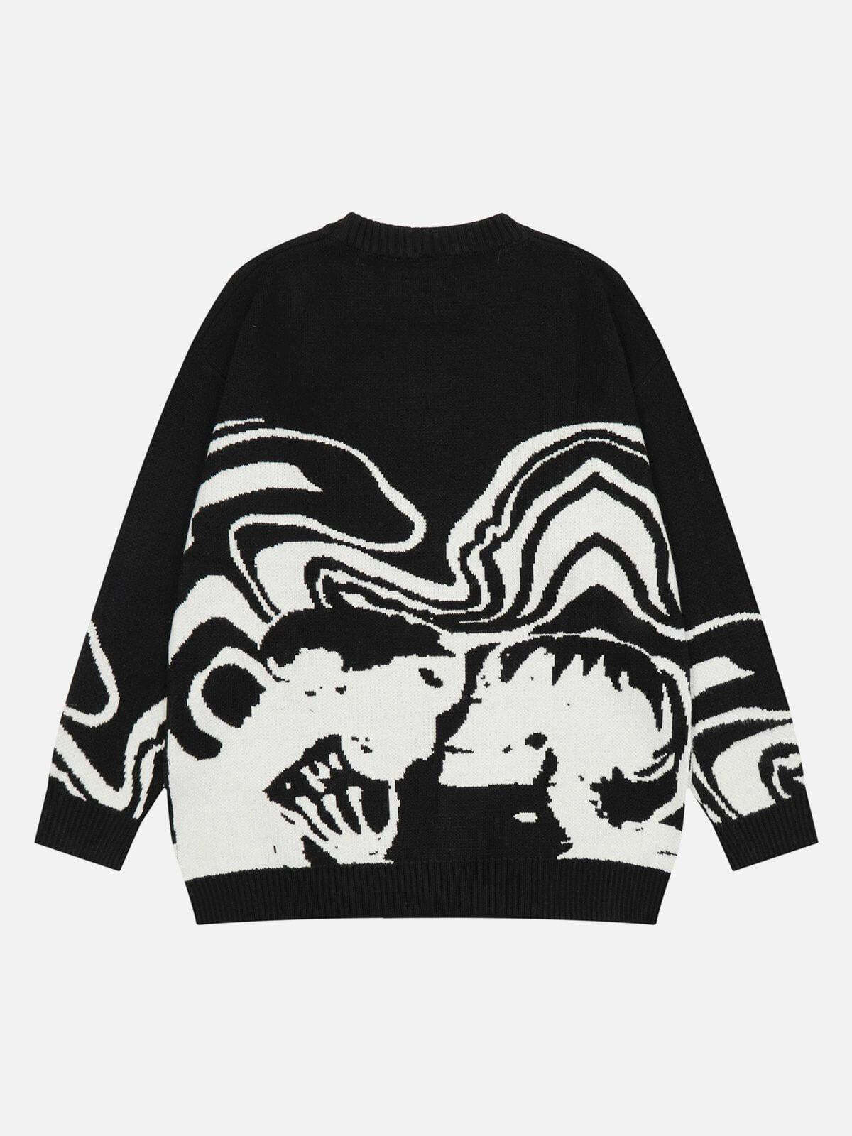 Concert Outfit Skeleton Portrait Sweater Concert Outfit Skeleton Portrait Sweater