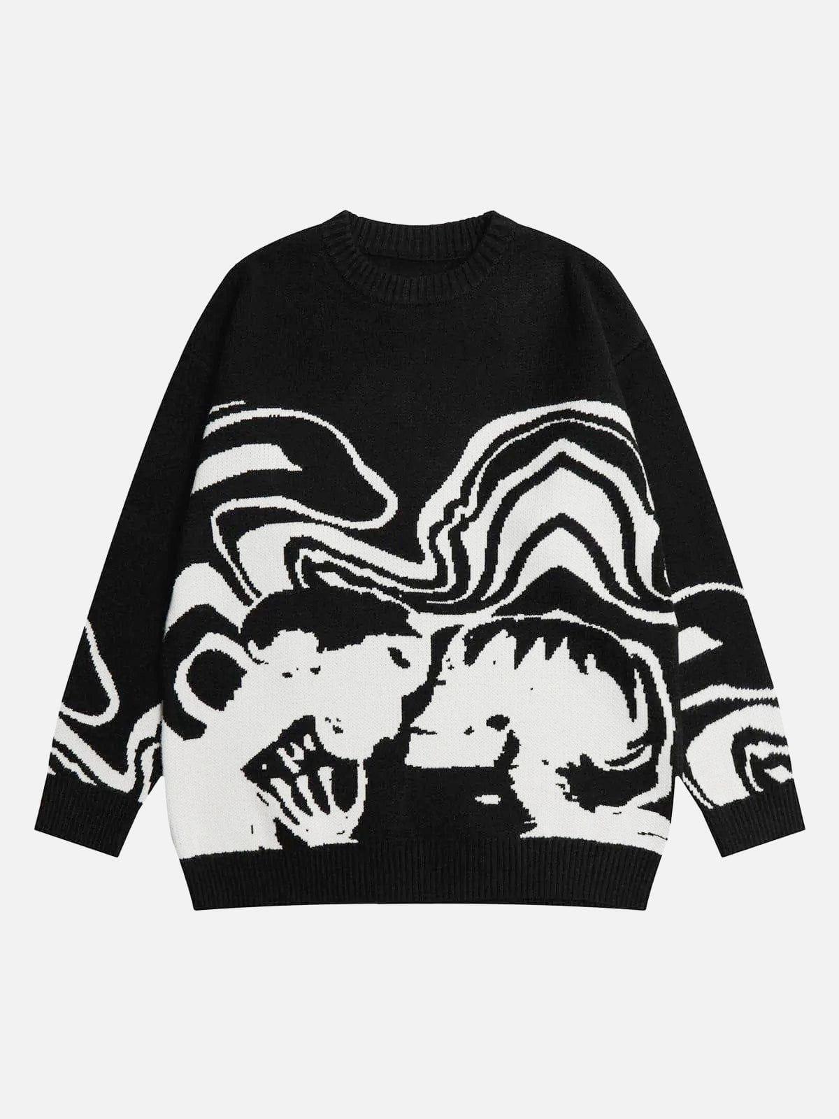 Concert Outfit Skeleton Portrait Sweater Concert Outfit Skeleton Portrait Sweater