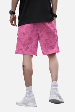 Concert Outfit Skull Hand Print Hip-Hop Shorts