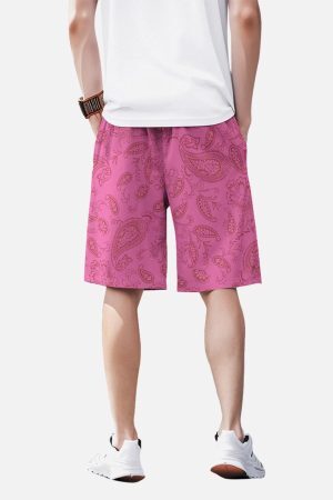 Concert Outfit Skull Hand Print Hip-Hop Shorts