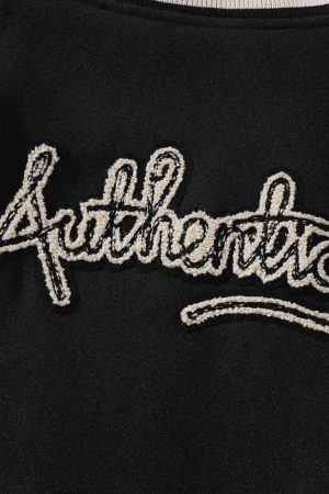 Concert Outfit Skull Sickle Embroidered PU Splicing Jacket