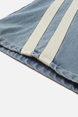 Concert Outfit Slant Stripe Jeans