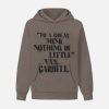 Concert Outfit Smudge-Dyed Letter Print Hoodie