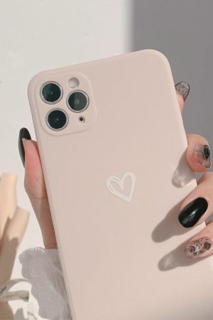 Concert Outfit Soft Heart Mobile Phone Case For iPhone