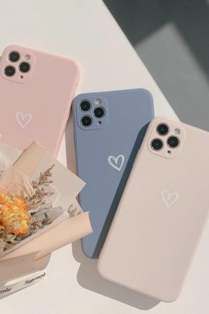 Concert Outfit Soft Heart Mobile Phone Case For iPhone