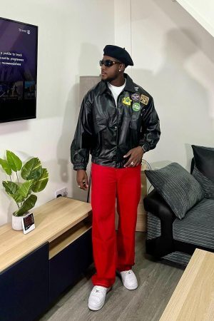 Concert Outfit Solid Color Casual Jeans