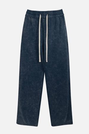 Concert Outfit Solid Color Drawstring Pants